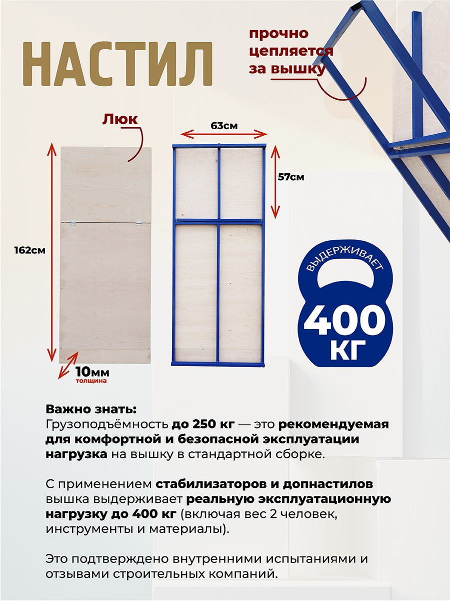 9sea4zh3m4ytd3la51qnxbdekfio2kw0 Вышка-тура TeaM ВСП Пром 0.7х1.6, 2.8 м